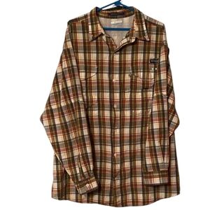 Columbia Multicolor Plaid Button Down Shirt
